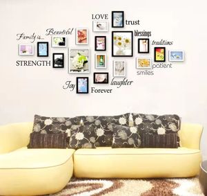 Pegatinas de <span class=keywords><strong>pared</strong></span> de PVC <span class=keywords><strong>para</strong></span> sala de estar, familia, Hope, amor, <span class=keywords><strong>frases</strong></span> inspiradoras, venta al por mayor - Product Image 1