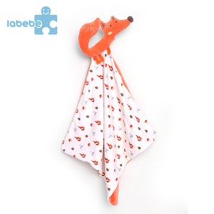 logotipo personalizado diverso zorro determinado edredón del bebé del dormir del juguete suave de los niños - Product Image 3
