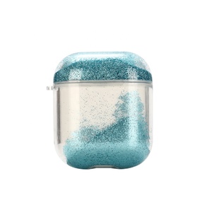 Paillettes Brillant Liquidsand Anti <span class=keywords><strong>Goutte</strong></span> tpu PC sans fil Écouteur Étui De Protection Pour iPhone - Product Image 4