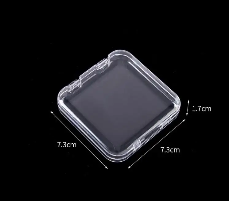 Wholesale Customized Nail Art Press On Nails Storage Box Transparent Cover Bottom Acrylic False Nail Packaging Boxes Case