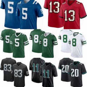 工厂批发最新设计橄榄球 #83球衣升华橄榄球制服 #11美式橄榄球球衣 - Product Image 1