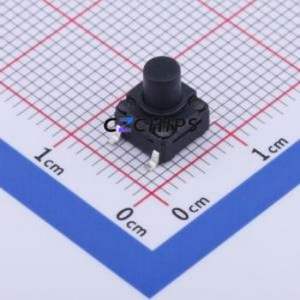 K2-1839SP-I4SW-02 Tactile Switch SMD-4P,6.2x6.2mm Switch 2.5N Vertical Mount 6.2mm 6.2mm - Product Image 1