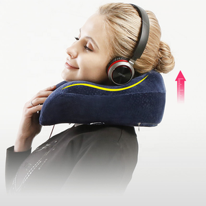 Bravo หมอนรองคอรูปตัวยู,หมอนเครื่องบินแบบปรับได้พร้อมหน้ากากปิดตา - Product Image 6