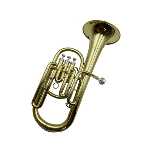 Trompa Alta Dorada de Alta Calidad SEASOUND OEM JYAH730, Nivel Profesional, Tono EB, con Pistones de Acero Inoxidable y Estuche de Lona - Product Image 1