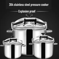 Cuisinière à pression de grande capacité 30L 40L, robuste, pour la restauration, cuisine professionnelle, anti-explosion, en acier inoxydable 304