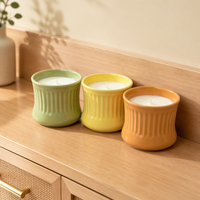 Bougie parfumée à base de plantes de haute qualité, bougie parfumée en cire de soja extra-large, boîte cadeau, parfum d'ambiance pour la maison, cadeau pour la Saint-Valentin, cadeau d'anniversaire