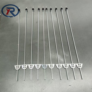 Poste Metálico de Acero para Cercas con Aislador de Plástico Integrado, Multifuncional y de Alta Resistencia para Proyectos de Cercas Eléctricas Agrícolas - Product Image 6