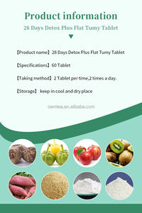 Tabletas Detox Plus de 28 Días para un Vientre Plano, Equilibrio Digestivo Natural, Desintoxicación Intestinal, Apoyo para la Salud <span class=keywords><strong>Abdominal</strong></span> - Product Image 3