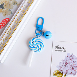 May Mắn Cầu Vồng Lollipop <span class=keywords><strong>Keychain</strong></span> Thực Phẩm Theo Chủ Đề Polymer Đất Sét Mặt Dây Chuyền Nhựa Keyring Phim Hoạt Hình Phim Hoạt Hình Đáng Yêu Túi Trang Trí Cho Trẻ Em Người Lớn - Product Image 5