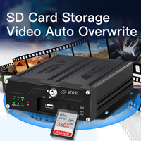 4-Channel MDVR 4G GPS Mobile Vehicle Car DVR avec 1080P Dual Lens Reverse Camera HD Resolution SD Disk Storage waterproof IP67K