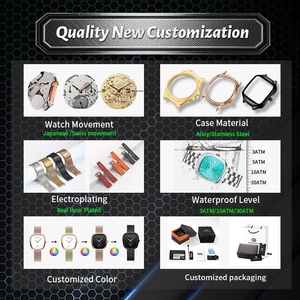 HANNAH MARTIN <b>Watch</b> Factory Custom Your Logo Japan Movement Stainless Steel <b>Watch</b> <b>Case</b> High Quality Luxury Brand Women <b>Watches</b> - Product Image 6