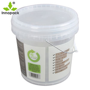 Cubo de plástico para pintura química, cubos de plástico con tapas, 10L, precio barato - Product Image 6