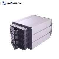 Kandang Hard Drive HDD Internal 3,5 inci/2,5 inci untuk 4x SATAII Hot Swap HDD Enclosure