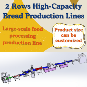 Bán nóng giao dịch tốt hoàn toàn tự động công suất cao dây chuyền sản xuất bánh mì 2 hàng điện thiết bị nướng bánh mì nướng và Baguette - Product Image 4