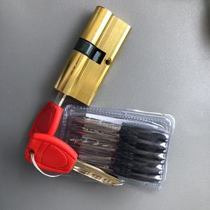High Quality Security <strong>Anti</strong> Drill <strong>Anti</strong> <strong>Snap</strong> Euro <strong>Door</strong> <strong>Lock</strong> Single/Double Cylinder Brass ANSI Grade 1 60/80mm 3 Keys Nickel Plated - Product Image 4