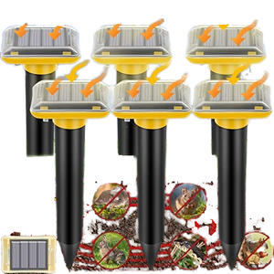 Répulsif <span class=keywords><strong>anti</strong></span>-serpents à ultrasons à énergie solaire Saijzek ODM OEM pour taupes, gophers, campagnols - Product Image 1