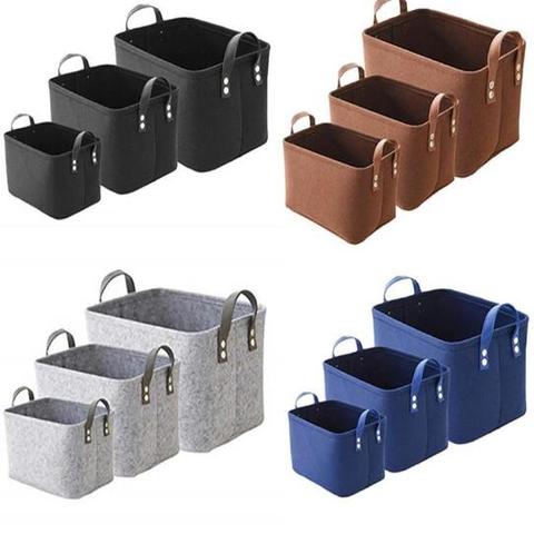 Korean Version Can Be Customized New Style Multifunction Wool Felt Cartoon  Storage Bag