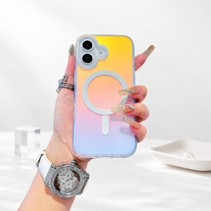 เคสโทรศัพท์ไล่เฉดสีหรูหรา วัสดุ PC แบบแม่เหล็ก สำหรับ iPhone - Product Image 1