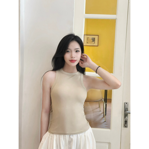 T-shirts pour femmes de haute qualité, coupe régulière, taille haute, emballage compact, fabriqué en usine au Vietnam, échantillon gratuit, débardeur - Product Image 3