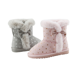 <span class=keywords><strong>Botas</strong></span> <span class=keywords><strong>de</strong></span> nieve <span class=keywords><strong>de</strong></span> felpa para niños y <span class=keywords><strong>niñas</strong></span>, zapatos cálidos con lazo, para invierno, <span class=keywords><strong>2022</strong></span> - Product Image 1