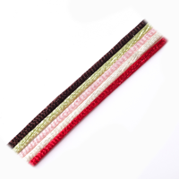 Corde en Nylon multicolore en Satin à queue de Rat, cordon de perles tissé, cordon de perles