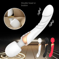 Vibrateur double tête portable pour point G, véritable jouet sexuel phare pour adultes, bâton de massage conçu pour l'orgasme féminin