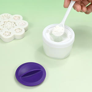 Pinceau à poudre antiadhésif écologique en plastique, outil de pâtisserie, saupoudreur de <span class=keywords><strong>sucre</strong></span> <span class=keywords><strong>glace</strong></span> blanc et violet pour la décoration de gâteaux et de biscuits - Product Image 6