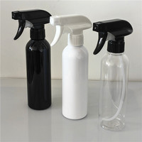 Flacon pulvérisateur vide en PET noir avec gâchette, 100ml, 150ml, 250ml, 300ml, 500ml, 8oz, pour sérigraphie, lotion, shampoing, parfum