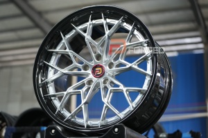 Jantes en alliage forgé sur mesure en 2 pièces, design en maille pour BMW M5 G90 M3 M4 X5M X3 Mercedes-Benz Classe C W205 <span class=keywords><strong>AMG</strong></span> <span class=keywords><strong>GT</strong></span> CLE Audi A4 A6 Q5 - Product Image 3