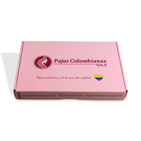 Boîte d'expédition plate en carton ondulé personnalisée rose avec impression couleur pour vêtements