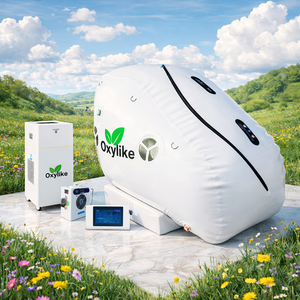 ห้องออกซิเจนความดันสูงแบบพกพาสำหรับใช้ในบ้าน รุ่น OLS-S1 1.5ATA ปี 2027 ยี่ห้อ Top Oxylike  แบบนั่ง  วัสดุเปลือกนิ่ม สำหรับความงาม สปา และการดูแลสุขภาพ - Product Image 5