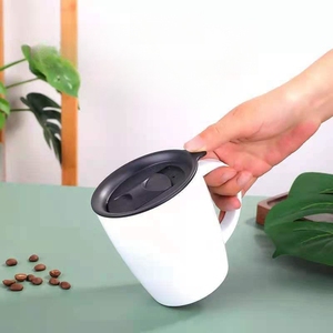 Hoge Kwaliteit 400Ml Dubbele Wand Vacuüm Roestvrijstalen Thermische Waterflessen Melk Theekop Koffie Geïsoleerde Mok Met Handvat - Product Image 3