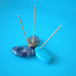 DIY YZ <span class=keywords><strong>gemas</strong></span> de alta calidad al por mayor personalizado barato mármol curación piedras incienso palo quemador <span class=keywords><strong>chakra</strong></span> Jade titular - Product Image 5