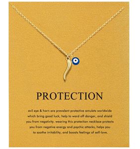 Nueva moda 18K chapado en oro cuerno <span class=keywords><strong>de</strong></span> toro colgante <span class=keywords><strong>de</strong></span> acero inoxidable mal <span class=keywords><strong>de</strong></span> ojo encanto joyería <span class=keywords><strong>de</strong></span> moda Collar <span class=keywords><strong>para</strong></span> <span class=keywords><strong>mujer</strong></span> - Product Image 6