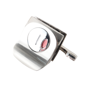 Loquet d'indicateur d'occupation en acier inoxydable pour cloison de toilettes - Product Image 2