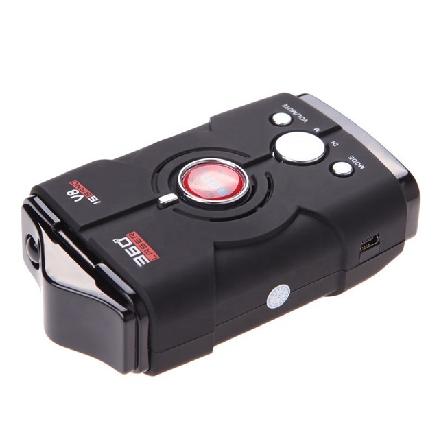 Mini Car Radar Detector with Speed Alarm 16 Full Bands X K NK Ku Ka Laser Anti-Laser English & Russian Version One-Way Detector