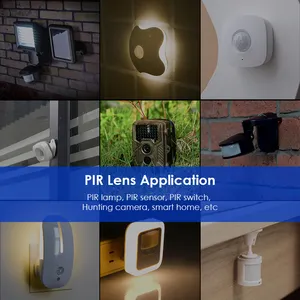 Diameter Ir Sensor Lens PIR Fresnel Lens HDPE Plastics Lenses LED Lights Sensor Switch Lenses Infrared Sensor Lens