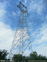 Tour de Transmission de puissance de haute qualité tour en acier électrique tour de Transmission de pylône en treillis d'acier Angualr