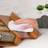 Organisateur de tiroir à épices en bois d'acacia sur mesure, 4 niveaux, extensible, plateau à épices en bois, support de rangement pour assaisonnements de cuisine