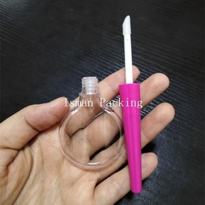ISMAN 6ml Tube de brillant à lèvres vide en forme de sucette Kawaii pour enfants, rose bonbon et blanc, vente en gros, qualité professionnelle supérieure - Product Image 6