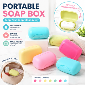 Boîte à Savon Carrée Portable en PP, Étui de Voyage Scellé pour Savon, Idéal pour la <span class=keywords><strong>Douche</strong></span> et la Salle de Bain à Domicile - Product Image 2