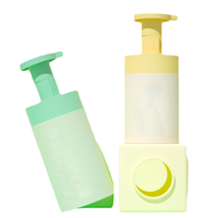 Flacon pompe en mousse de luxe pour hommes, design marine, 150 ml-200 ml, savon liquide pour les mains, matériau PET, capacité de 250 ml pour l'emballage