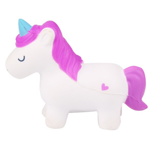 Unicorn <b>Squishy</b> Toy Pu Material Slow Rebound Fidget Toy For Kids 2 To 4 Years Unisex - Product Image 5