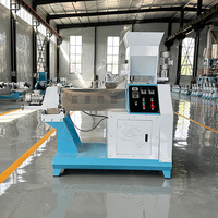 Machine de fabrication de granulés d'aliments pour crevettes aquatiques, extrudeuse flottante de différentes tailles d'aliments pour poissons, machine à nourriture pour chats et chiens
