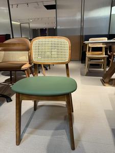 Foshan Made Dining <strong>Chair</strong> Light Luxury Hotel B&amp;B Restaurant Furniture and Rattan Back <strong>Chair</strong> - Product Image 5