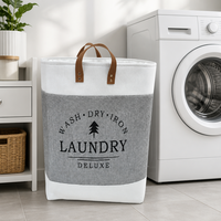 Panier à linge pliable portable, bac de rangement grande capacité pour jouets et articles divers, panier à linge pliable avec poignées