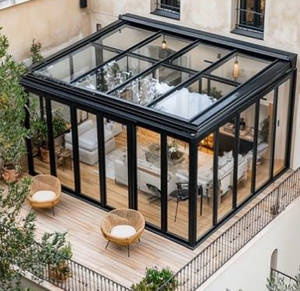 <span class=keywords><strong>Prima</strong></span> más Popular diseño moderno vidrio Sunroom lujo al aire libre aleación de aluminio marco impermeable vidrio independiente - Product Image 5