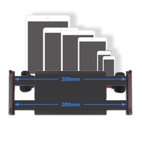 Support de tablette pour siège arrière de voiture, rotation à 360 degrés, support pour appuie-tête pour iPad, tablette, téléphone de 4 à 11 pouces, réglable, divertissement en voiture