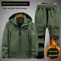 Veste softshell grande taille pour homme, légère, à capuche, sportive, coupe-vent et résistante à l'eau, pour le travail en extérieur