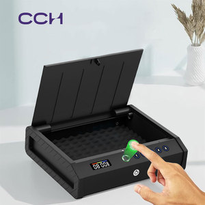 Ferramenta per mobili custodia per <span class=keywords><strong>pistola</strong></span> Premium-custodia di sicurezza in acciaio resistente con serratura per impronte digitali e omologata per pistole - Product Image 4